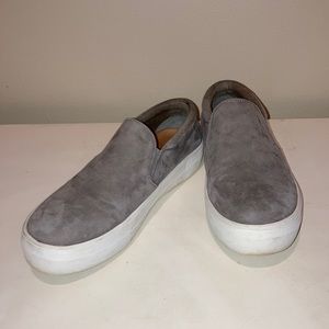 Steve Madden Gills Grey Suede Sneakers